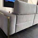 Canape full relax electrique / batteries en tissus