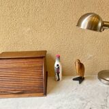 Office storage with plain curtains France JM Paillard vintage design bauhaus art deco 1900