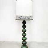 Vintage ceramic bubble floor lamp Kaiser Leuchten Idell 'Nature green'