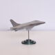 Maquette avion en aluminium, années 1950