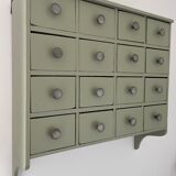 Antique craft furniture with drawers, 50s