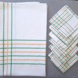 Tablecloth 140 x 160 and 6 towels