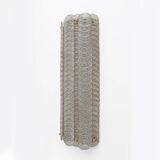 Pair of Mid-century Modern Style Italian Murano Glass Sconces "Reticello"