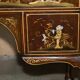 Chinese dresser circa 1920 in walnut with Chinoiserie decoration.