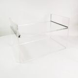 Modernist cabinet - plexiglass, Italy, 1970s