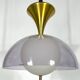 Vintage brass Stilux Milano chandelier, Italy 1960s