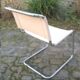 Vintage Bauhaus cantilever chair in chrome tubular steel "Breuer style",