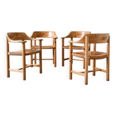 Dining chairs in pine wood by Rainer Daumiller - Set of 4