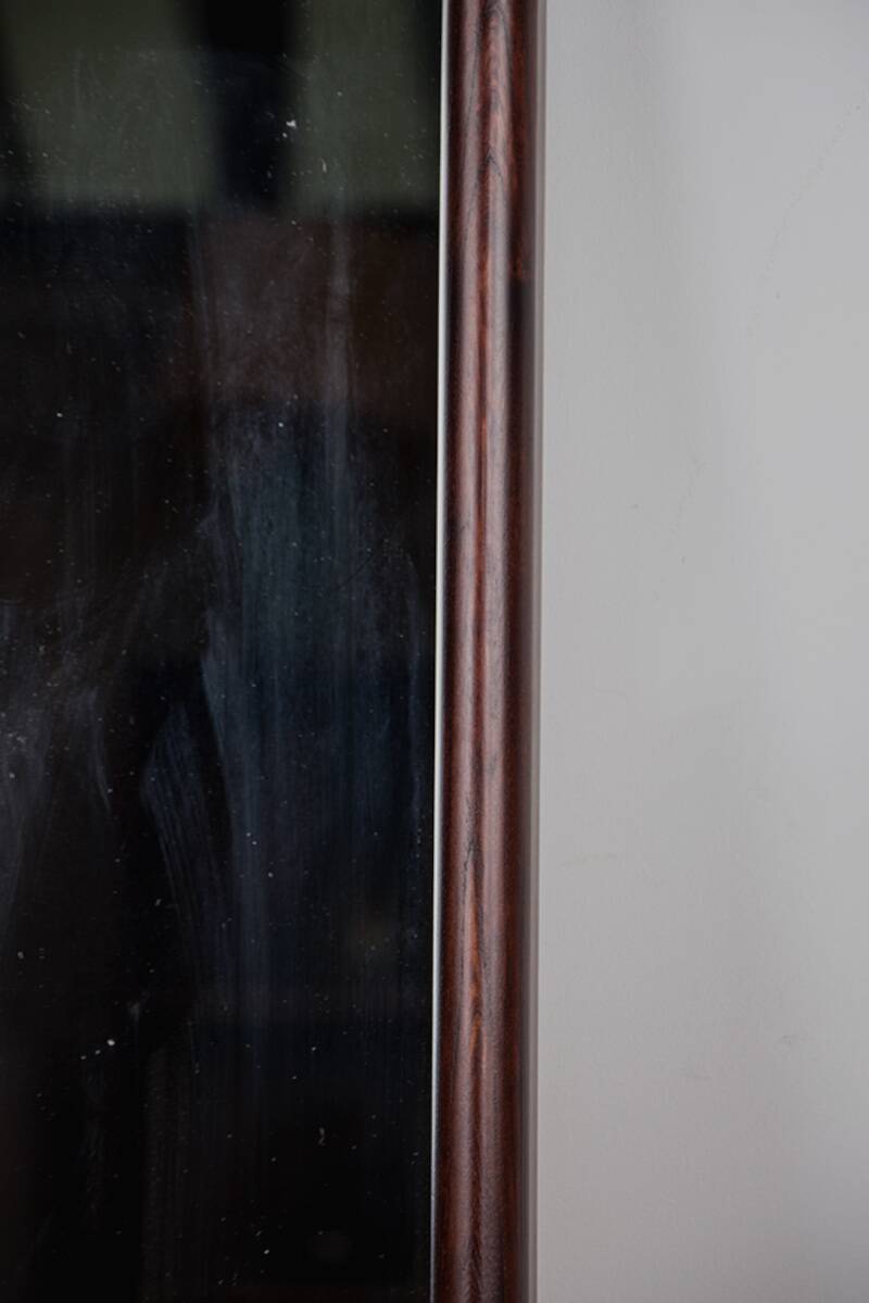 Grand miroir Danois Vintage en Palissandre modèle 206 par Aksel Kjersgaard.