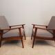 Pair of chairs 1960's boomerang