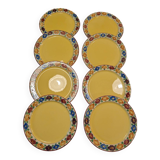 Set of 8 dessert plates