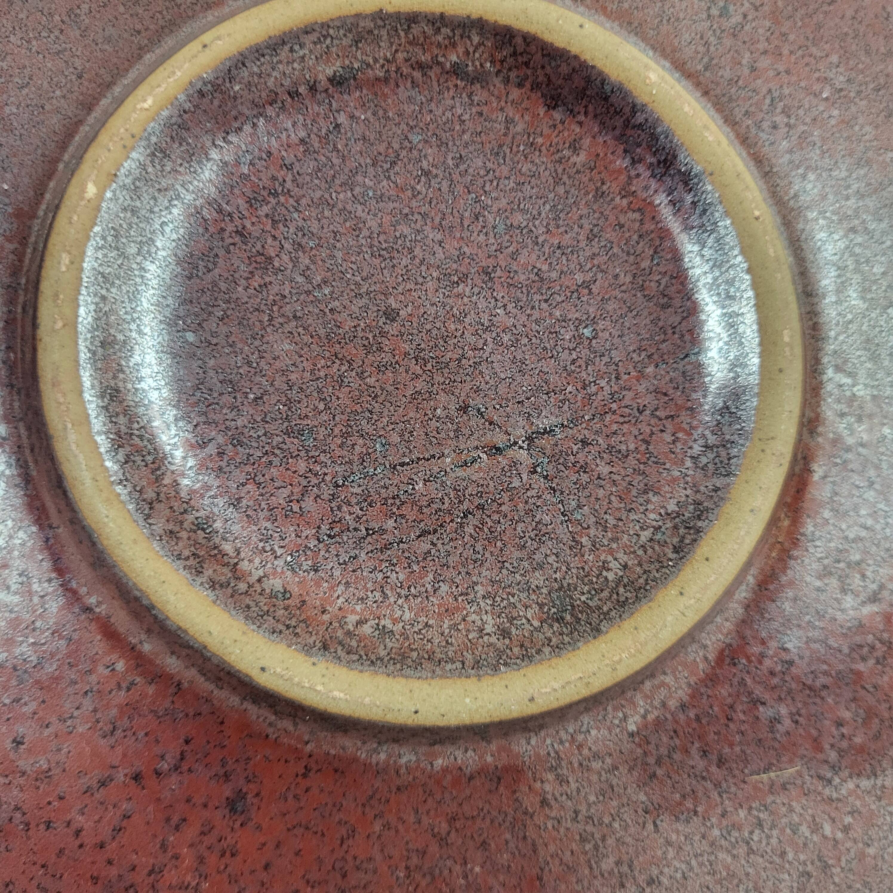 Stoneware dish Jean Cacheleux / Puisaye