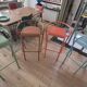 Set of 4 ADICO Metal Bar Stools