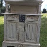 Antique sideboard from a medieval chest