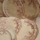 10 antique ironstone dinner plates