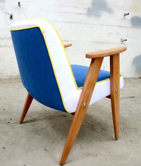 Chair of the 1960s Chierowski vintage blue