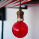 Antique giant brass light bulb socket 1900
