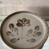 Set of 6 Sarreguemines stoneware dessert plates, Jocelyne pattern