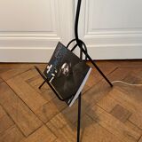 Floor lamp review holder