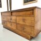Vintage Siegel Paris workbench in oak and glass – 1950