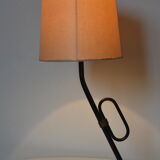 Lacquered metal bedside lamp