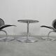 Ensemble de deux chaises et table basse O-Line, Herbert Ohl pour Wilkhahn, années 1980.
