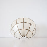 Mother-of-pearl shell shape wall lamp