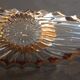 Crystal and gold centrepiece Royal Crystal of Bayel 1950