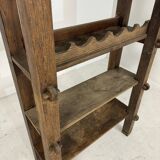 Brutalist aranjou wood rack