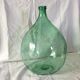 Lady Jeanne in glass 54 liters green color dimension: height -63cm- diameter -42cm-