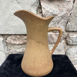 Antique flamed stoneware jug