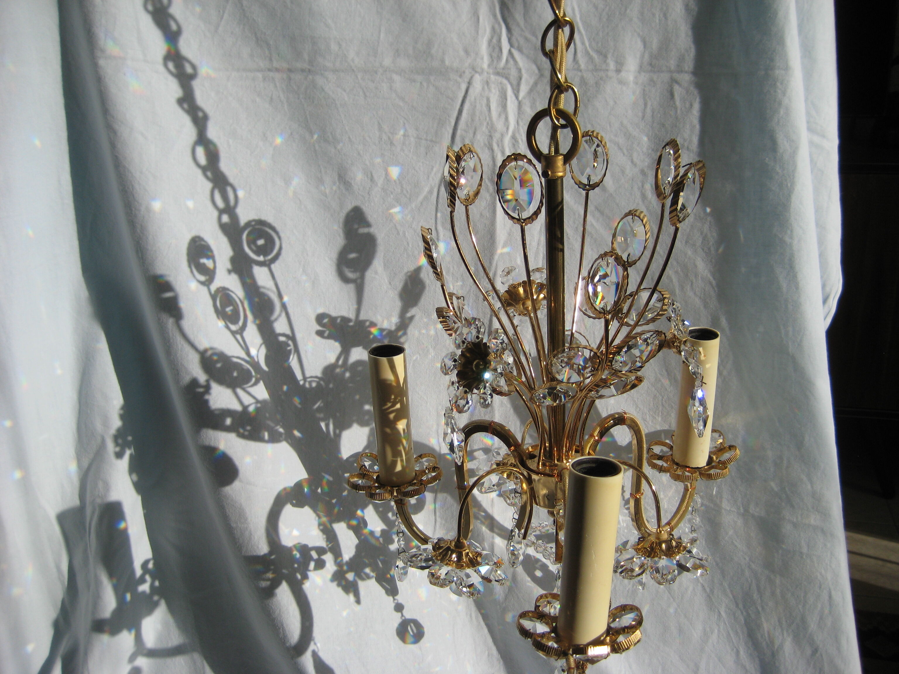 Chandelier with tassels
