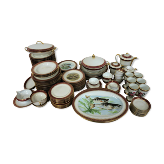 Limoges porcelain service 142 pieces