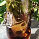 Vintage vase in blown Art glass, Creative design, amber color