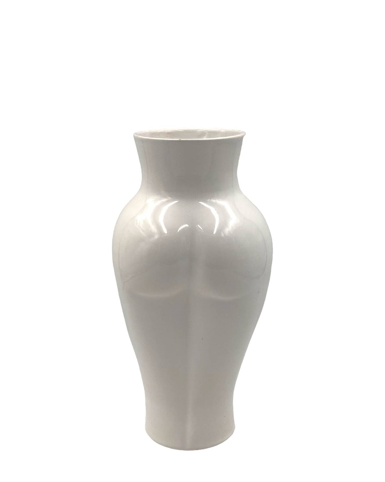 Postmodern ceramic 'Femme' vase, Baba, Vallauris France ca. 1980s