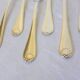 6 fourchettes en métal argenté poinçonnées de l'orfèvre Liberty modèle coquille 2106250