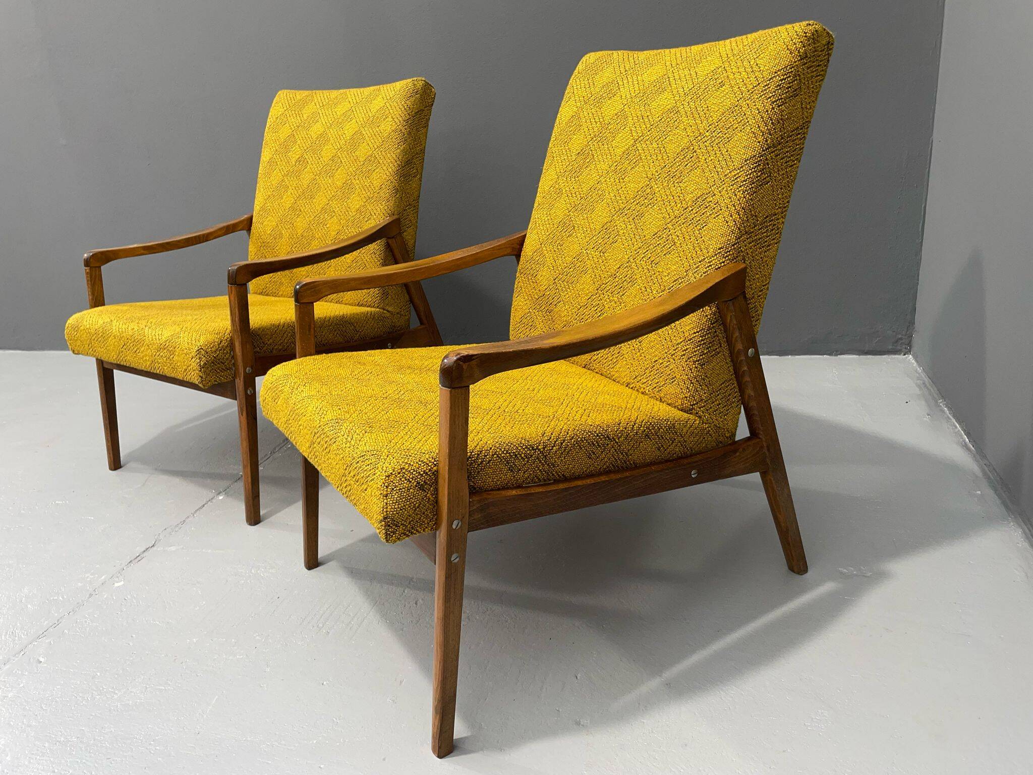 Fauteuils de Jiří Jiroutek – Interiér Praha, années 1960-70