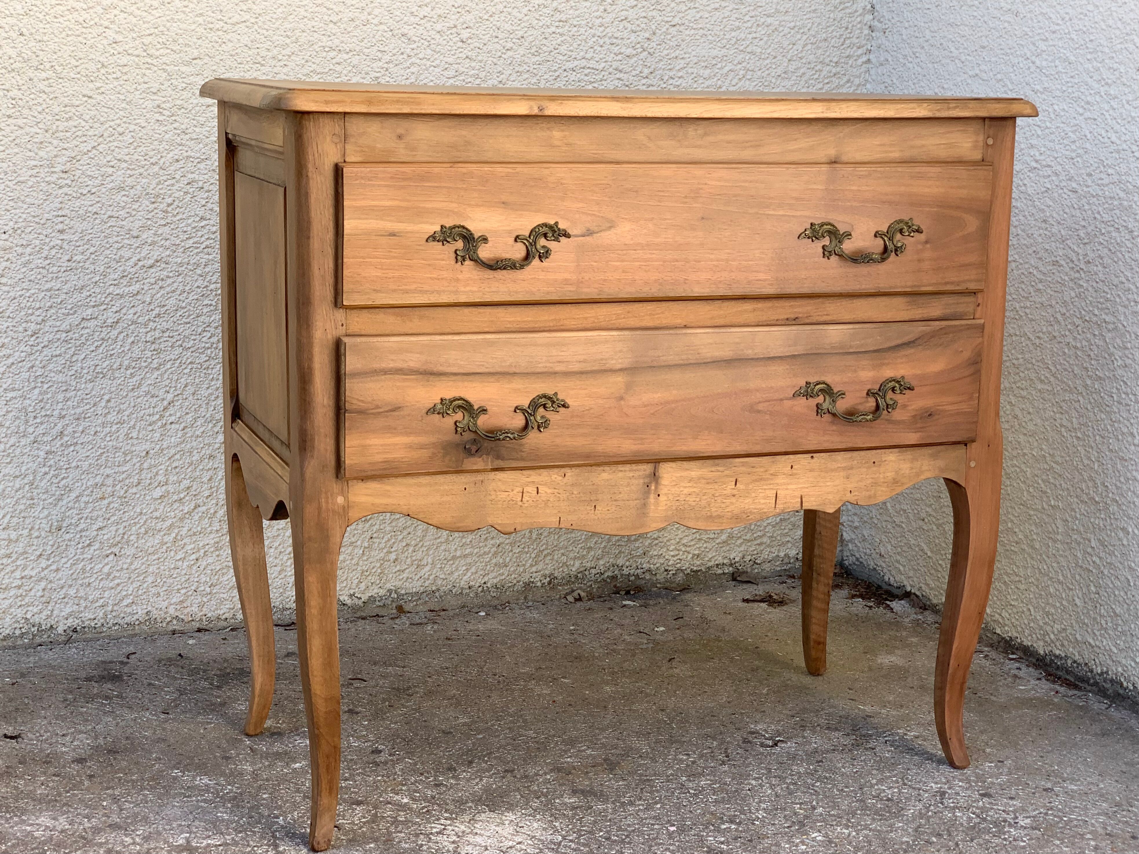 Solid raw walnut jump cabinet
