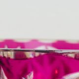 Crystal vase of Saint Louis red