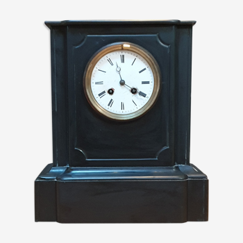 Napoleon III black marble clock