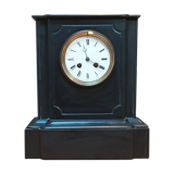 Napoleon III black marble clock