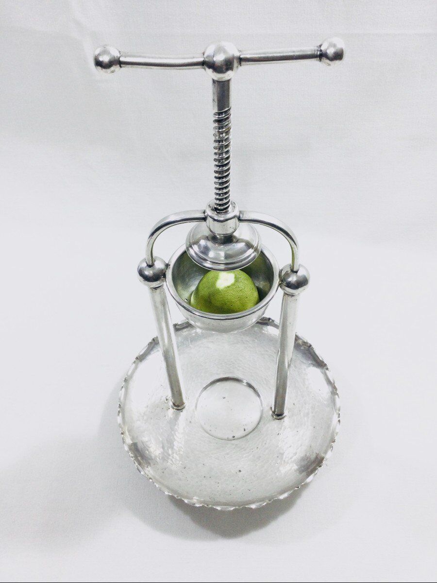 Silver Metal Citrus Press