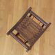 Solid wood folding stool