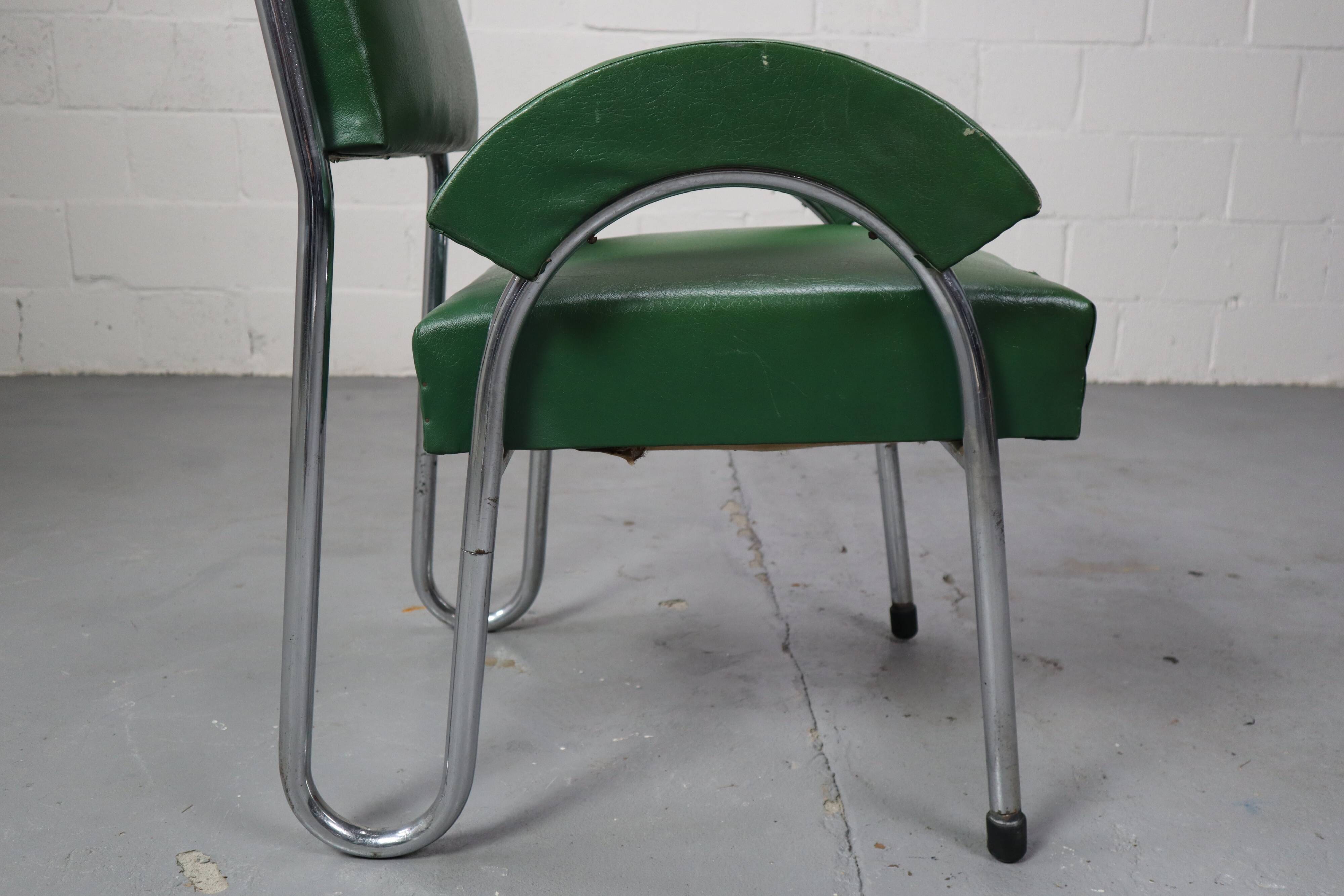 Bauhaus tubular cantilever chair, 1930's