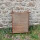 Vintage wooden turned mirror in bamboo style – 1950s/60s