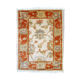 Indian Mahal handmade vintage rug 64cm x 97cm 1980s