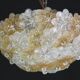 Wonderful Orange and Transparent Murano Glass Ceiling Light Flower by Seguso