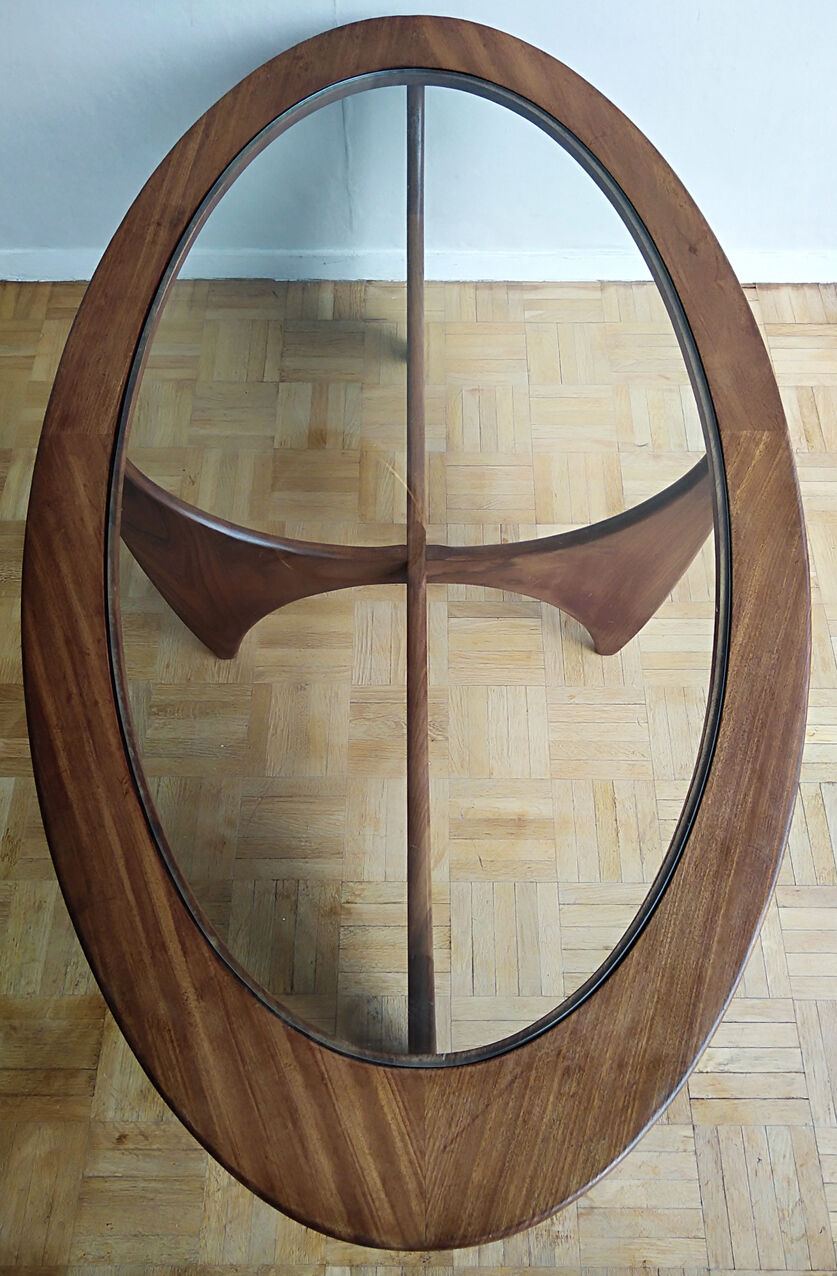 Oval coffee table Astro Victor Wilkins 1960