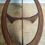 Oval coffee table Astro Victor Wilkins 1960