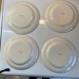 Set of 4 numbered St Clement plates